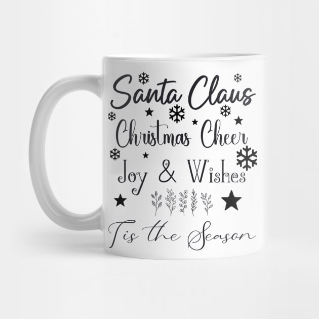 Santa Claus in Dark Font by Wizardbird